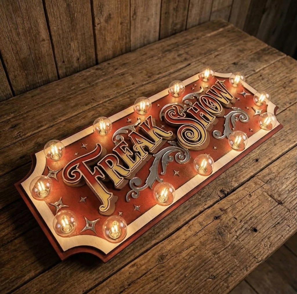 FREAK SHOW Marquee Bord