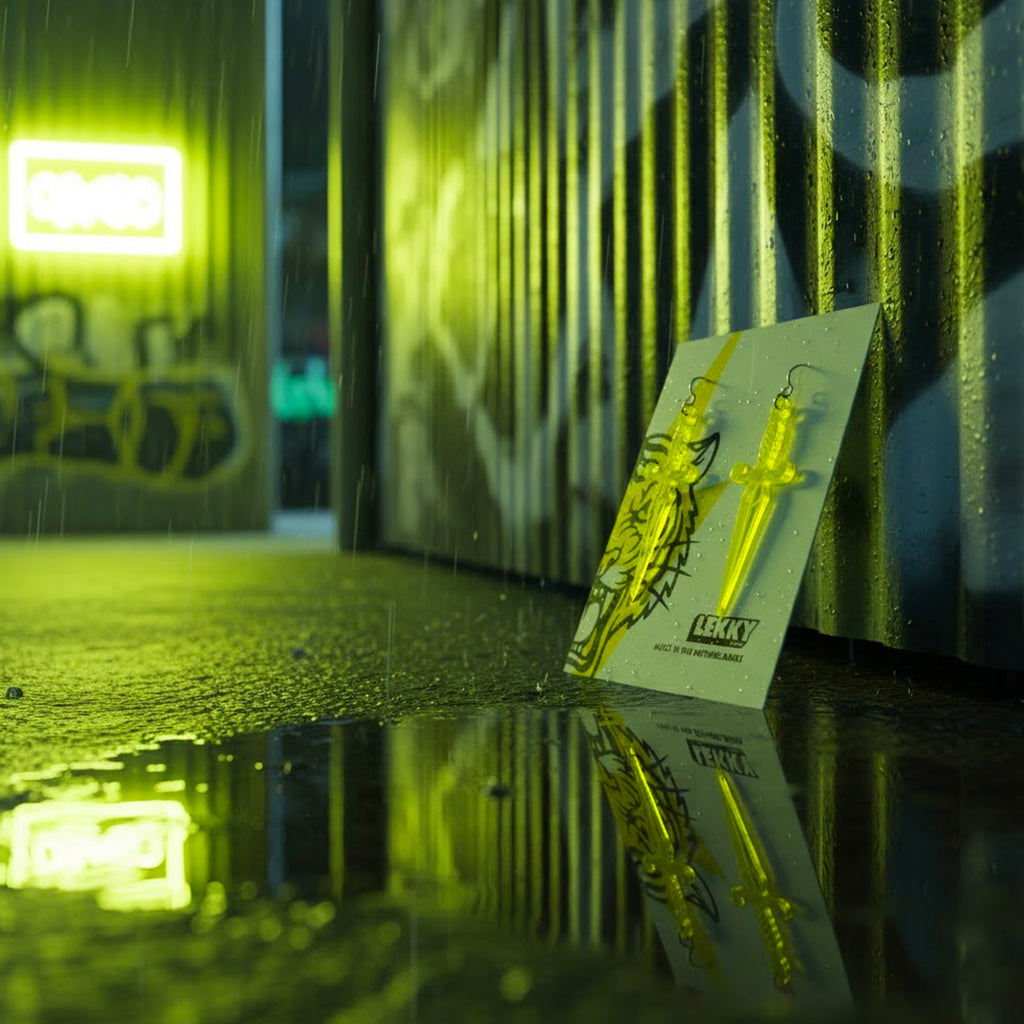 Tattoo Flash Dolk Oorbel