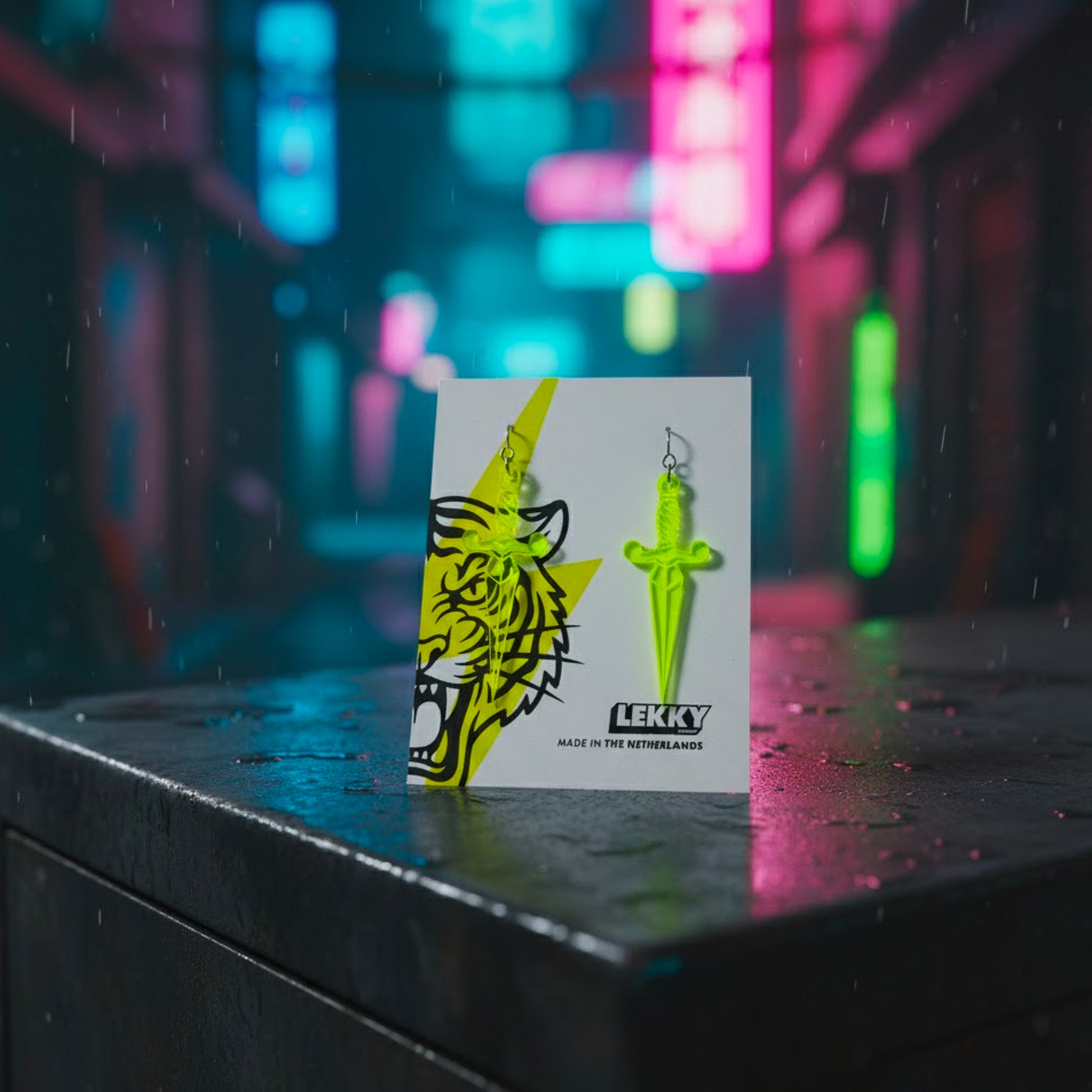 Tattoo Flash Dolk Oorbel