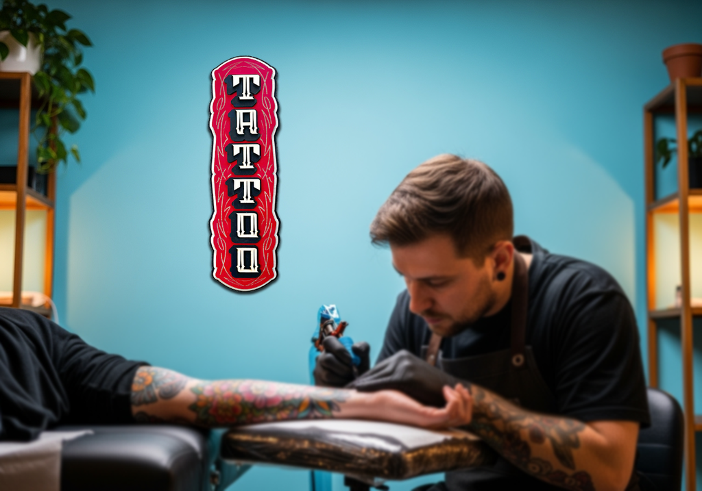 Red Rum Tattoo Sign