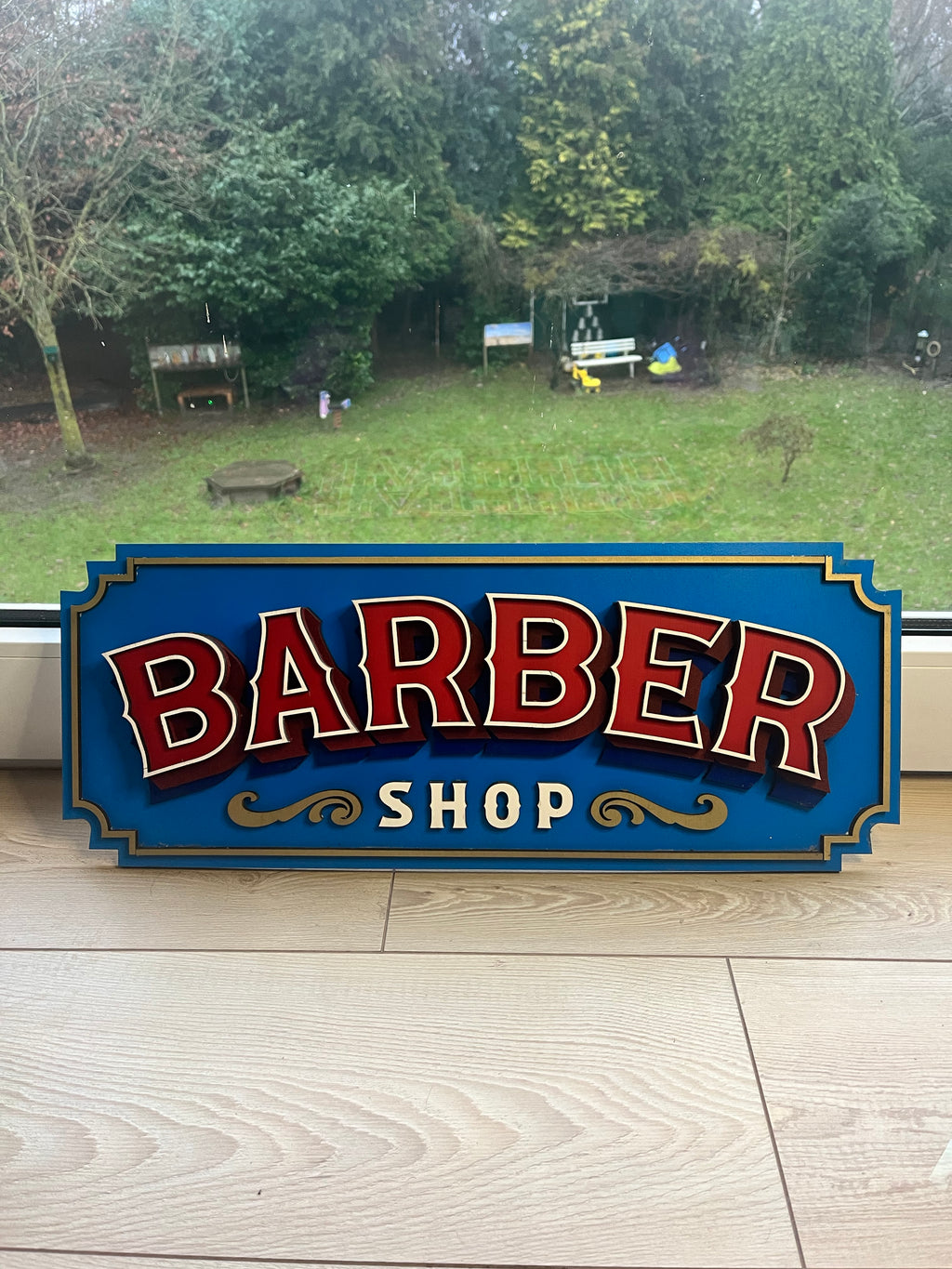 Eye-Catching Barber Shop Sign: Perfect for Your Business