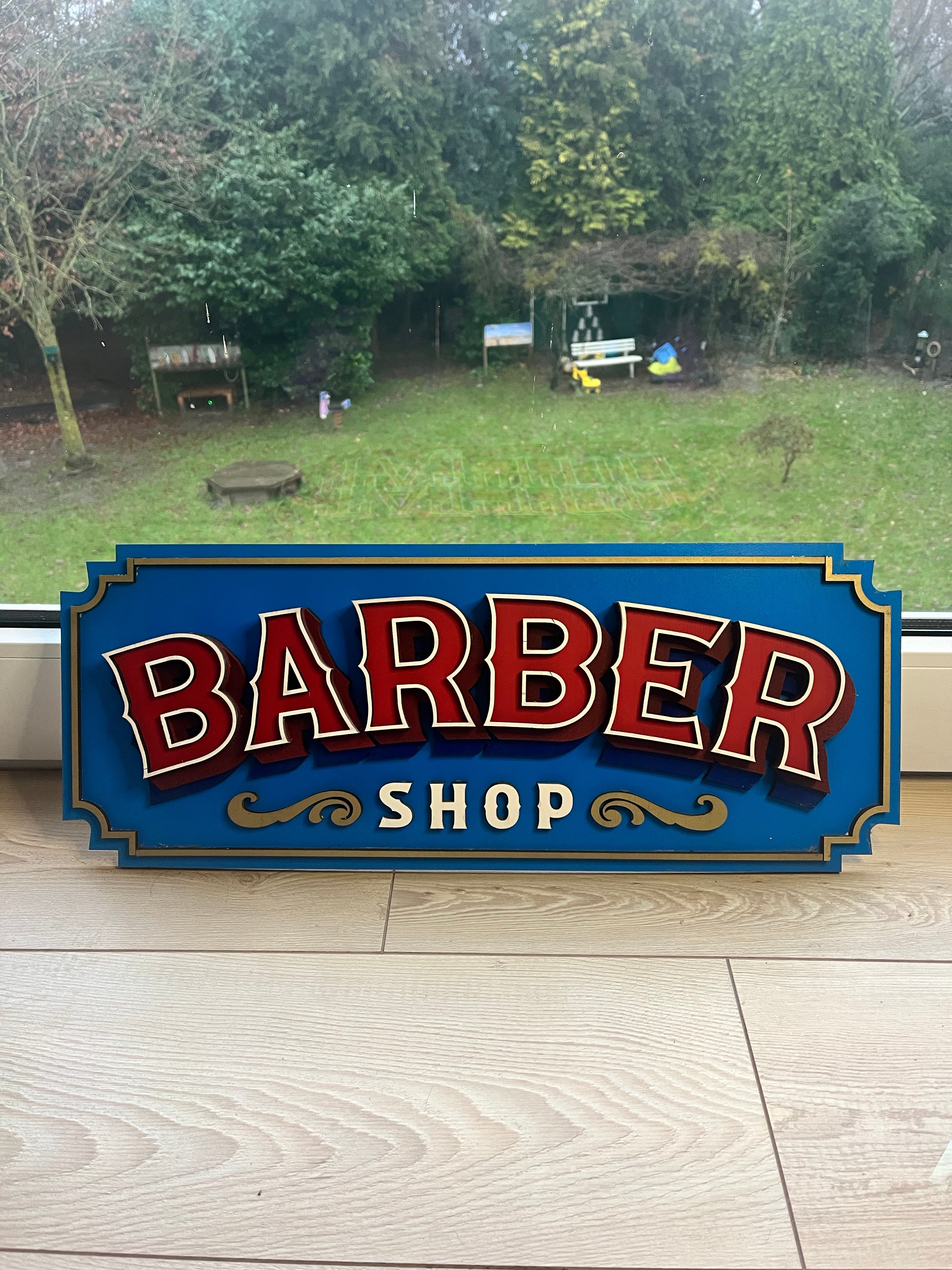 Eye-Catching Barber Shop Sign: Perfect for Your Business