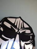 Handmade MF Doom Mirror Mask | Wall Decor | Wall Art | Unique Home Decor | Hip Hop Art | Music Legend Tribute | Statement Piece