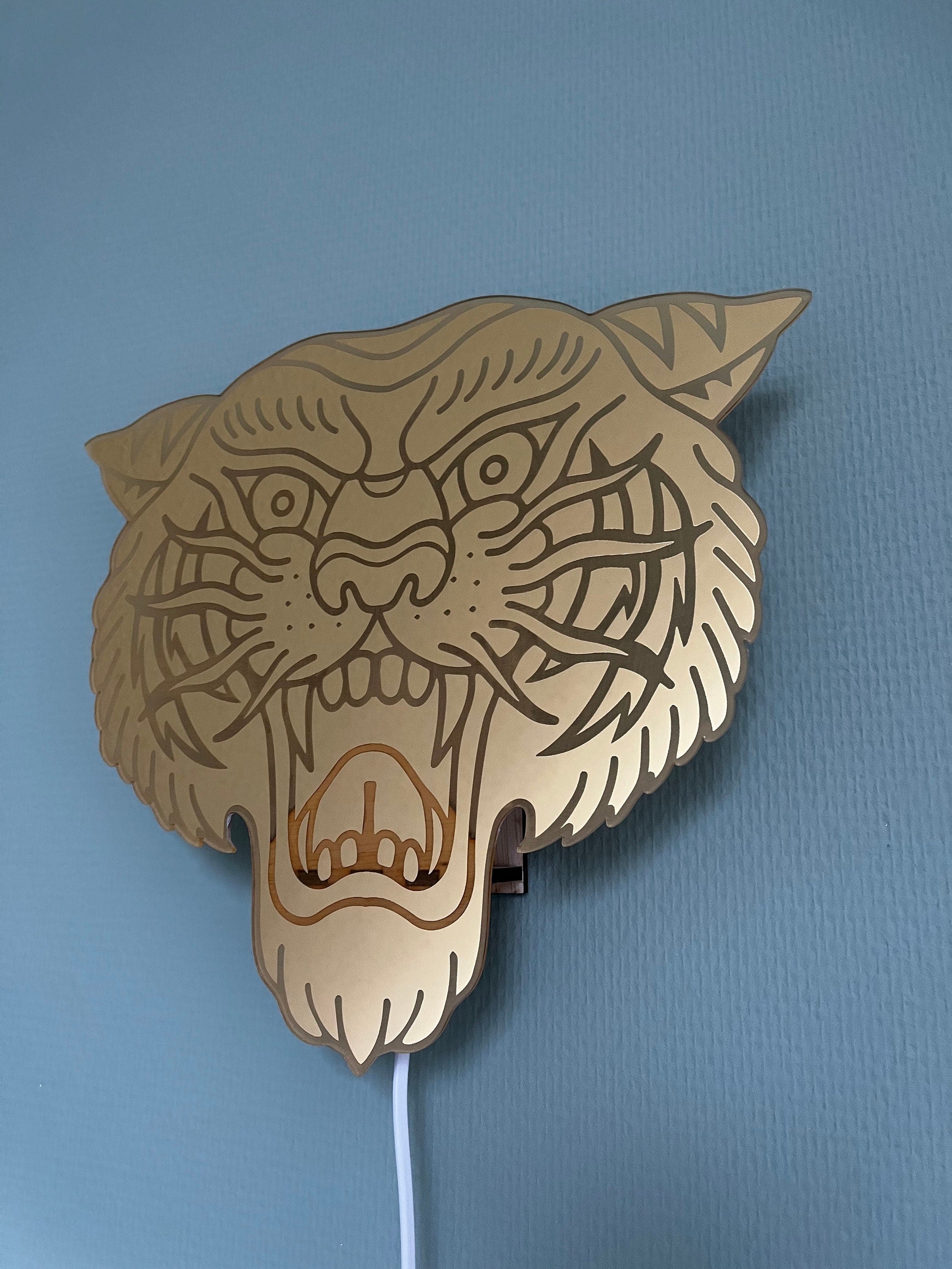 Tattoo Tiger Lamp "Way of the Tiger" | Tattoo Decor